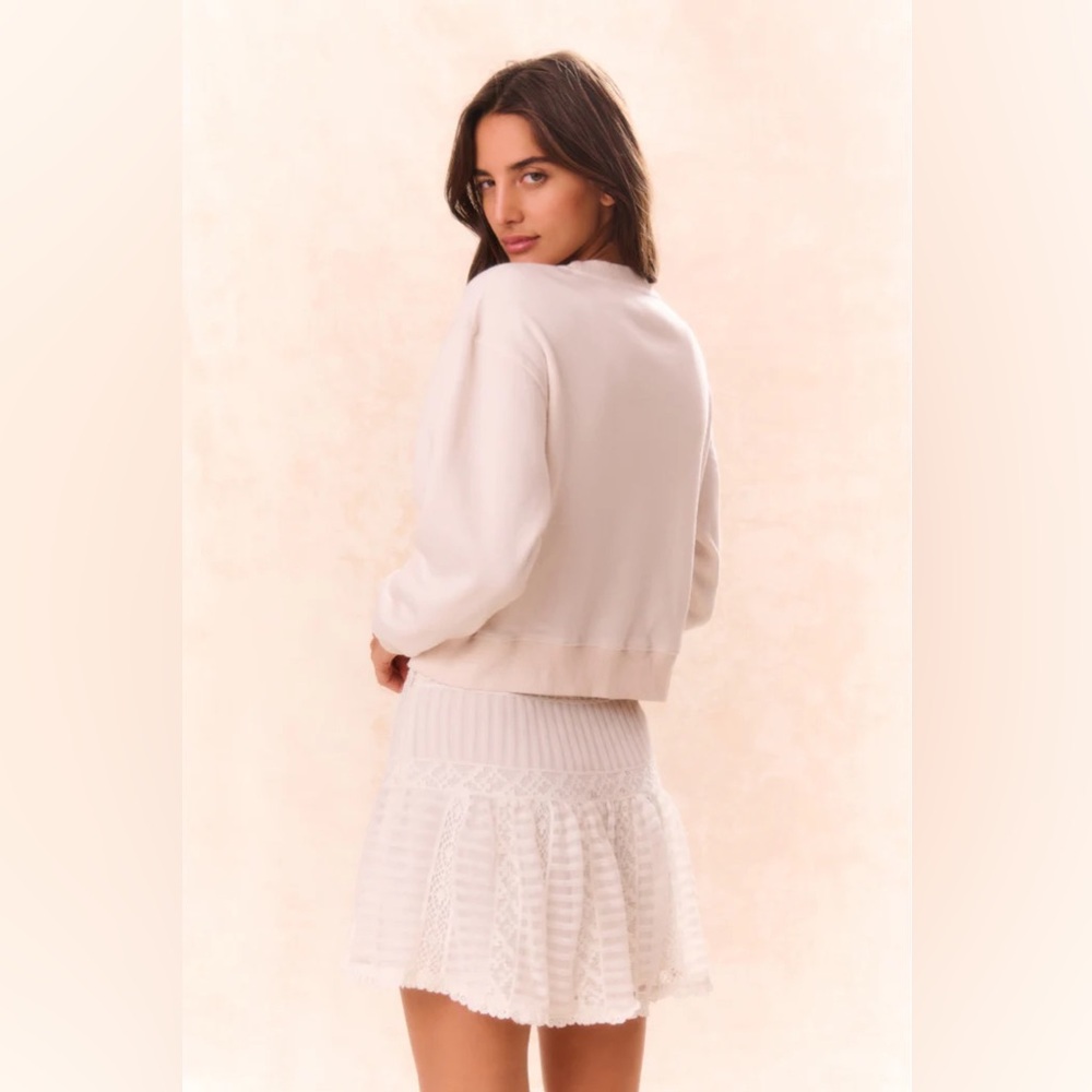 NWT LoveShackFancy Rylan Pullover - Picture 5 of 11